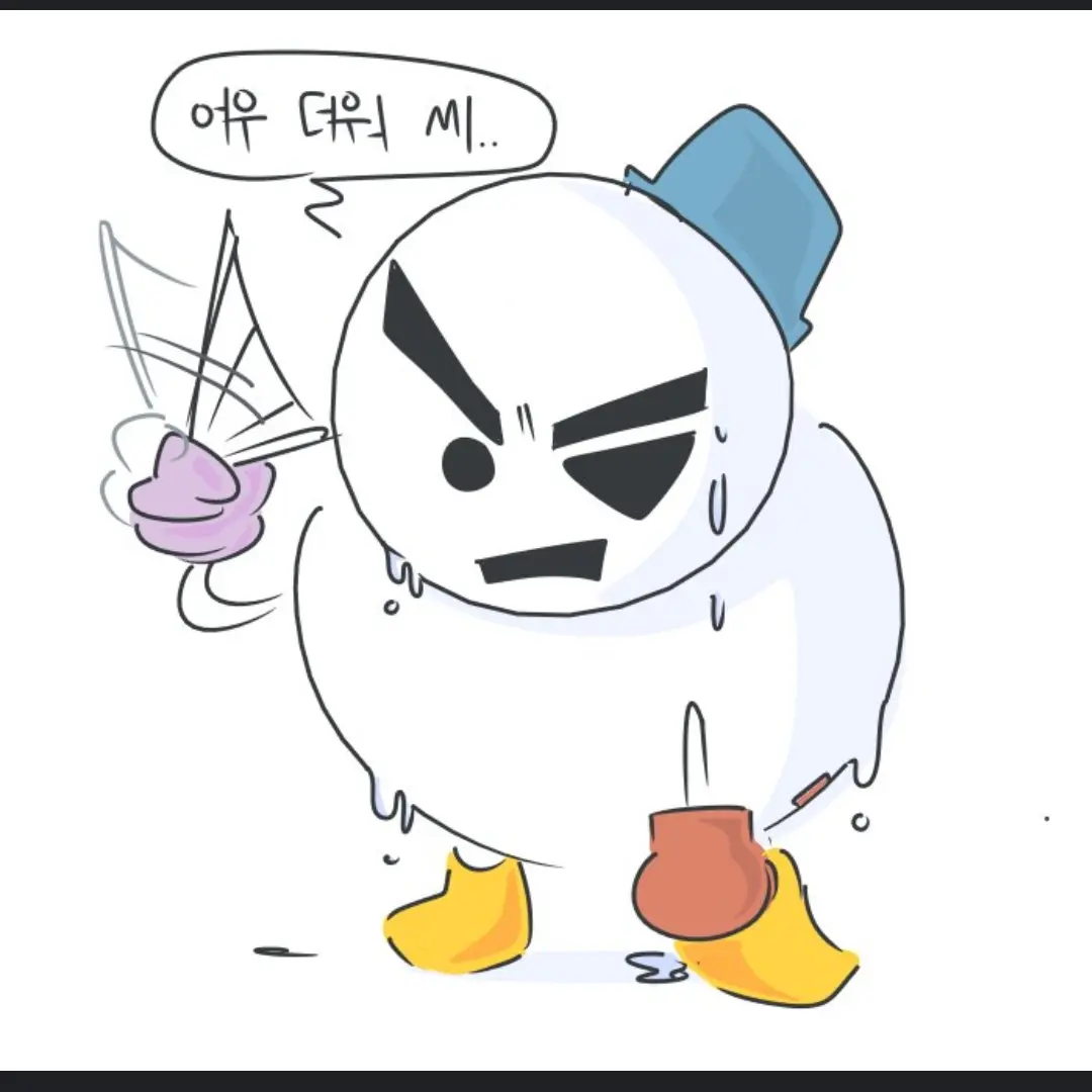 BlueYabby1685의 스 노우맨(셀카찍은거(??))