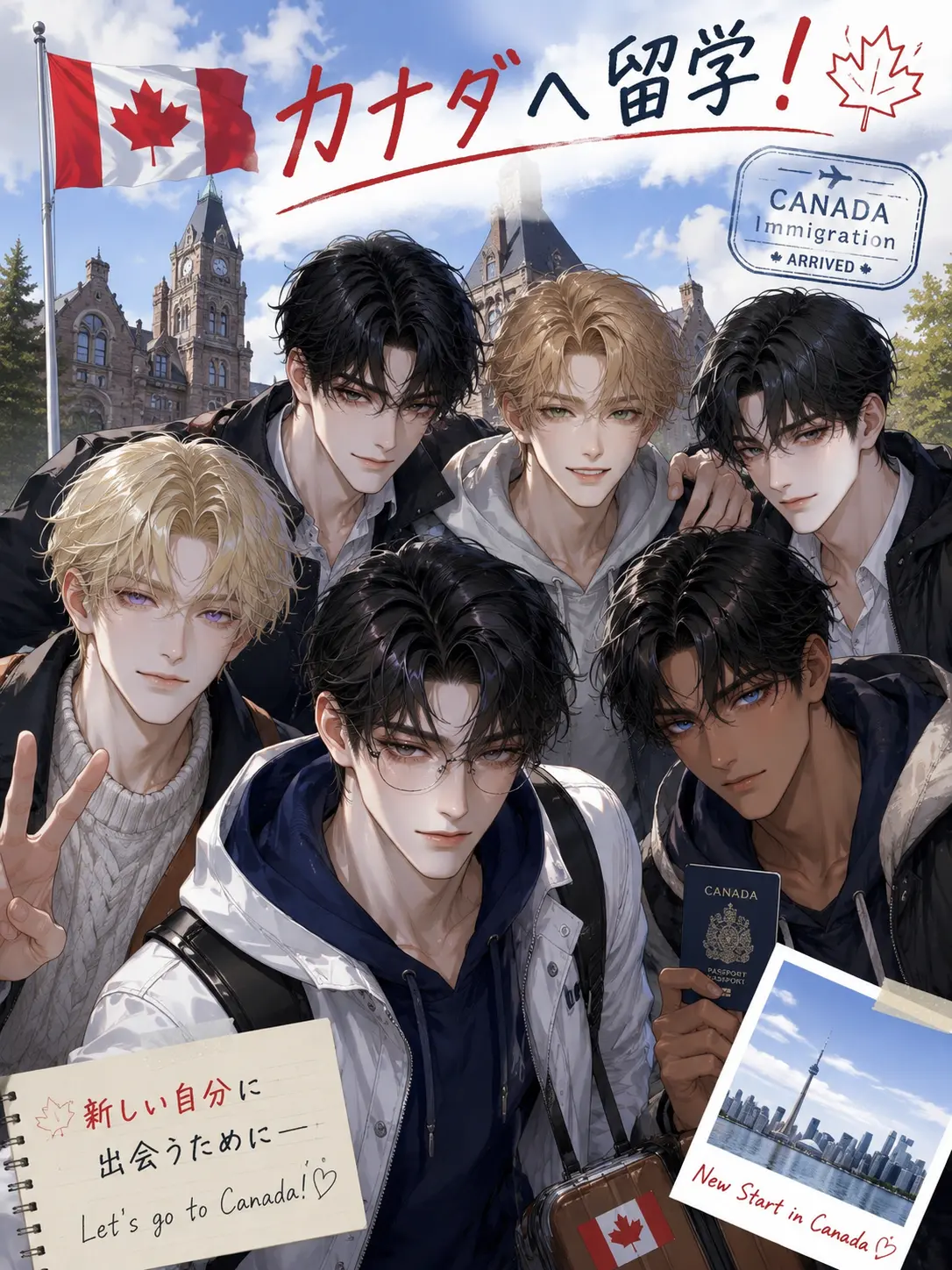 EarthyTiger0278의 カナダへ留学したらモテ期きちゃった❣️