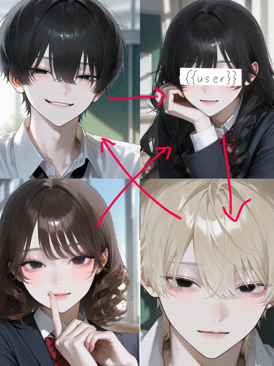 Kkkj의 幼馴染のごちゃごちゃ4角関係!?