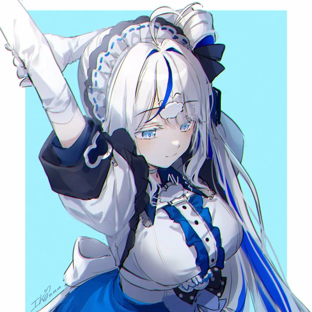 Eternal_scales의 메이드/아오쿠모 린!