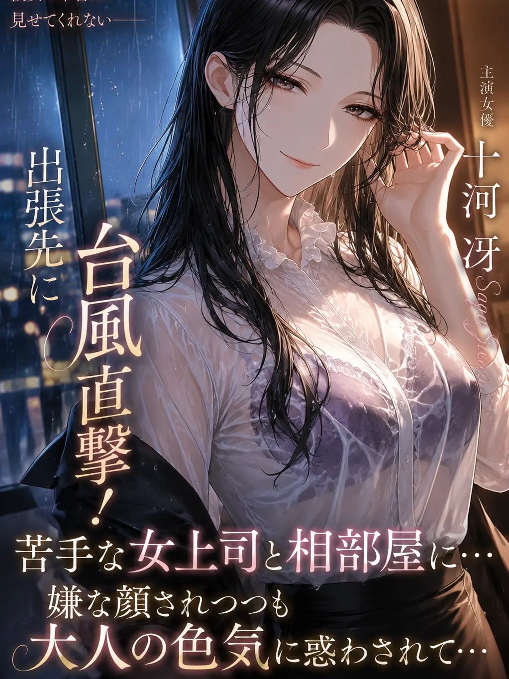 PaleThumb1670의 出張先に台風直撃！苦手な女上司と相部屋に