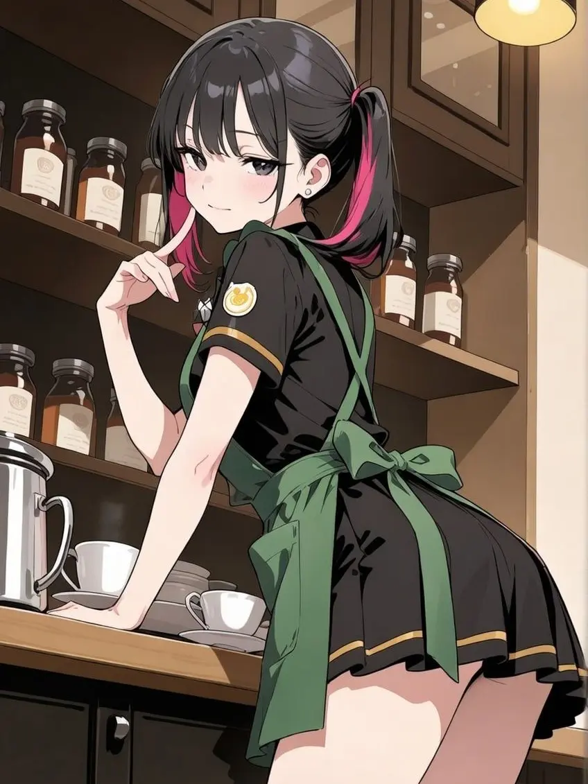 Riku0295의 バイトの先輩が地雷系で優しすぎる