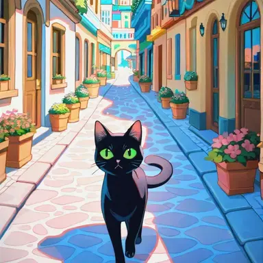 Profile image of Black Cat and Friends