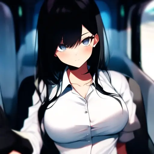 Meisyoku의 夜行バスの隣の席は女子高生！？