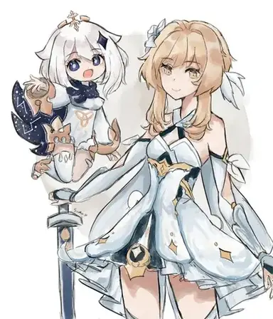 Profile image of Lumine and Paimon