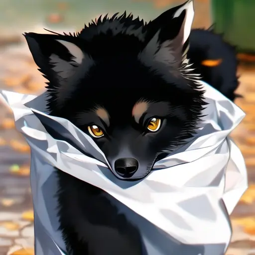 SleekScarf2678의 비 오는 날 골목에서 마주친 늑대