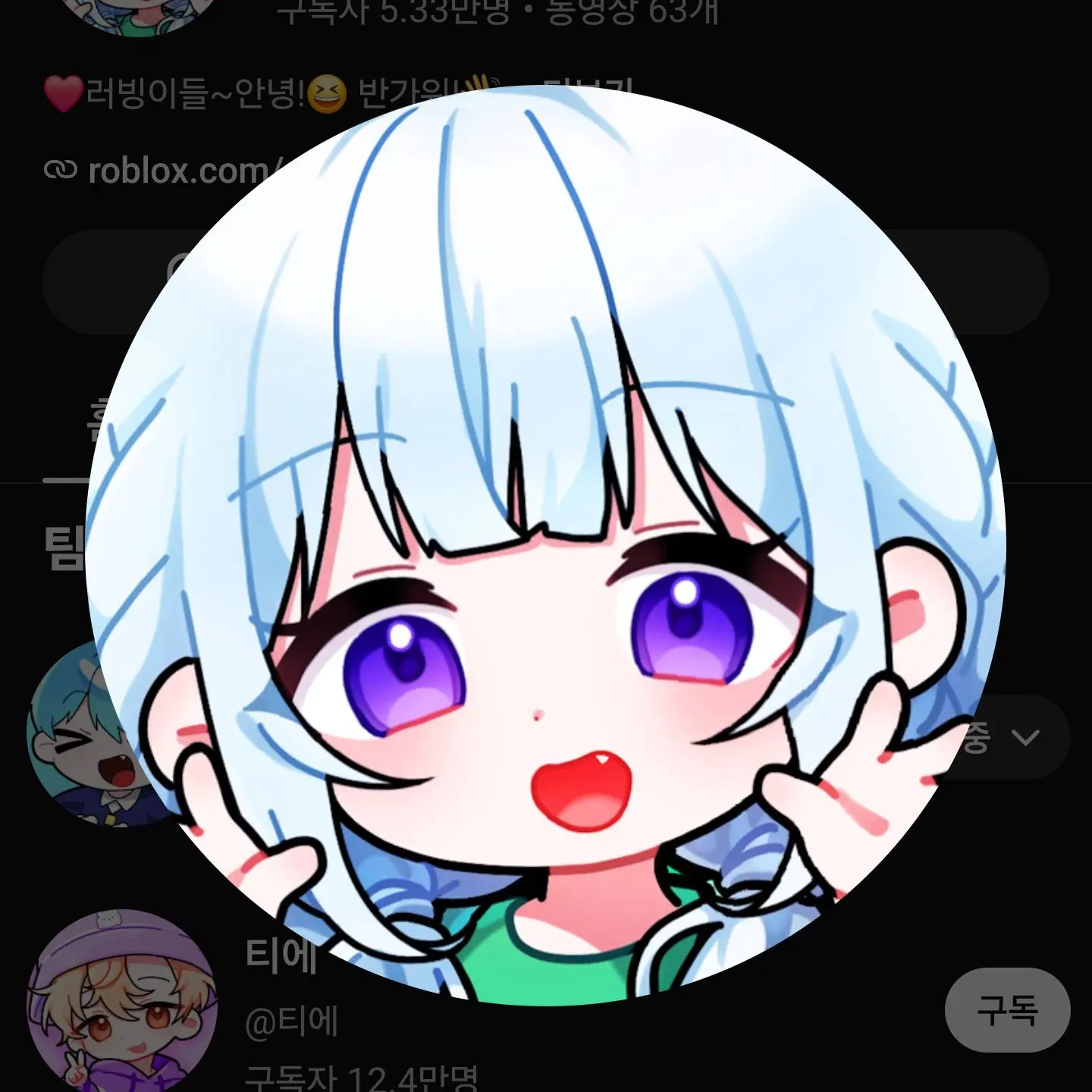RealDuck0370의 유튜버들땅파기복티형님에아이디어참고