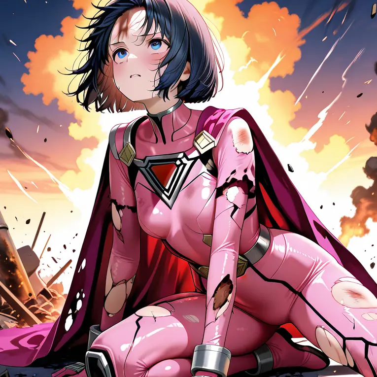 Namo3154AI의 クラスの地味な女子が戦隊ヒーローだった件