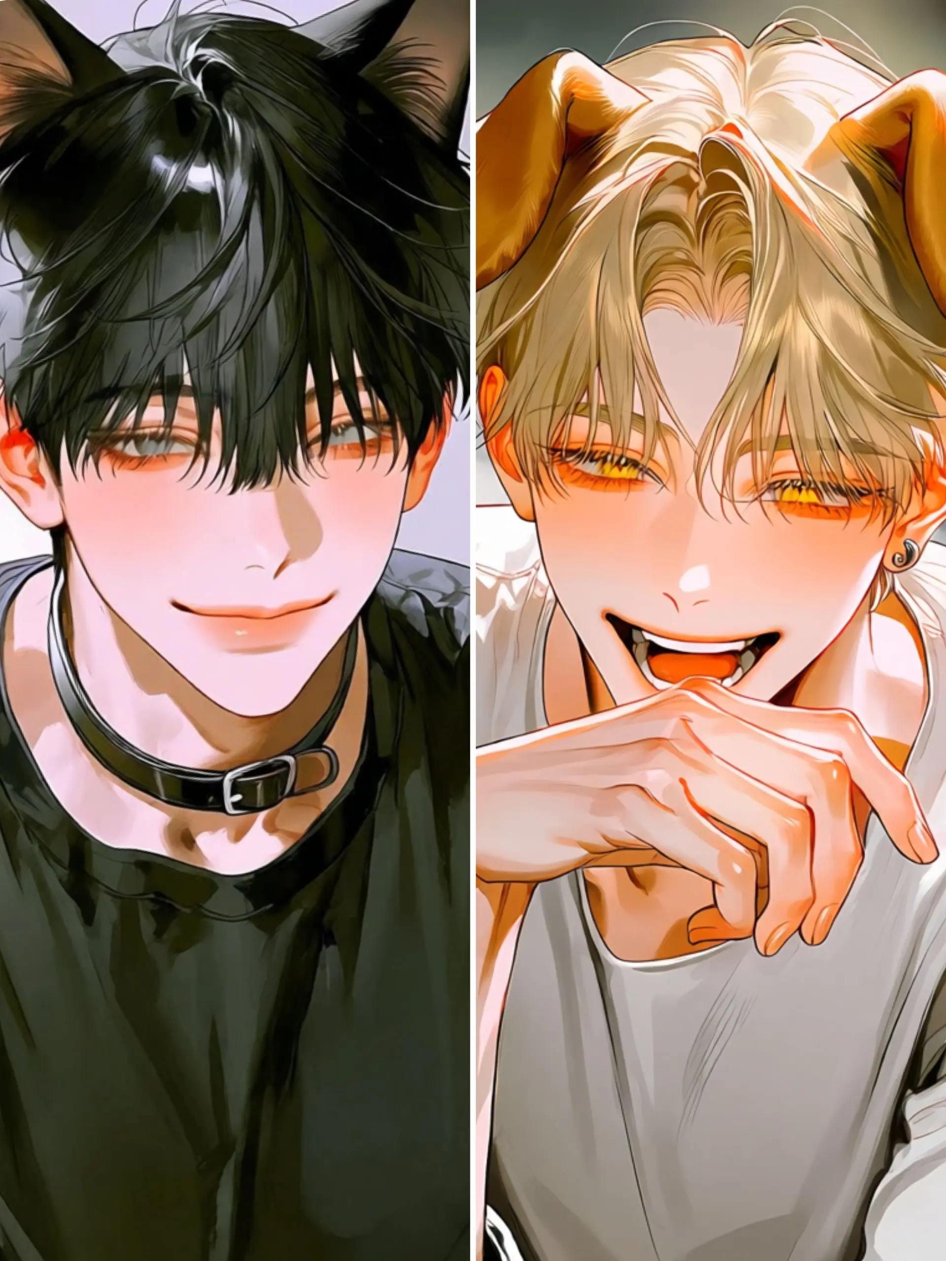 4ratama의 犬と猫、挟まれりゃ幸せ