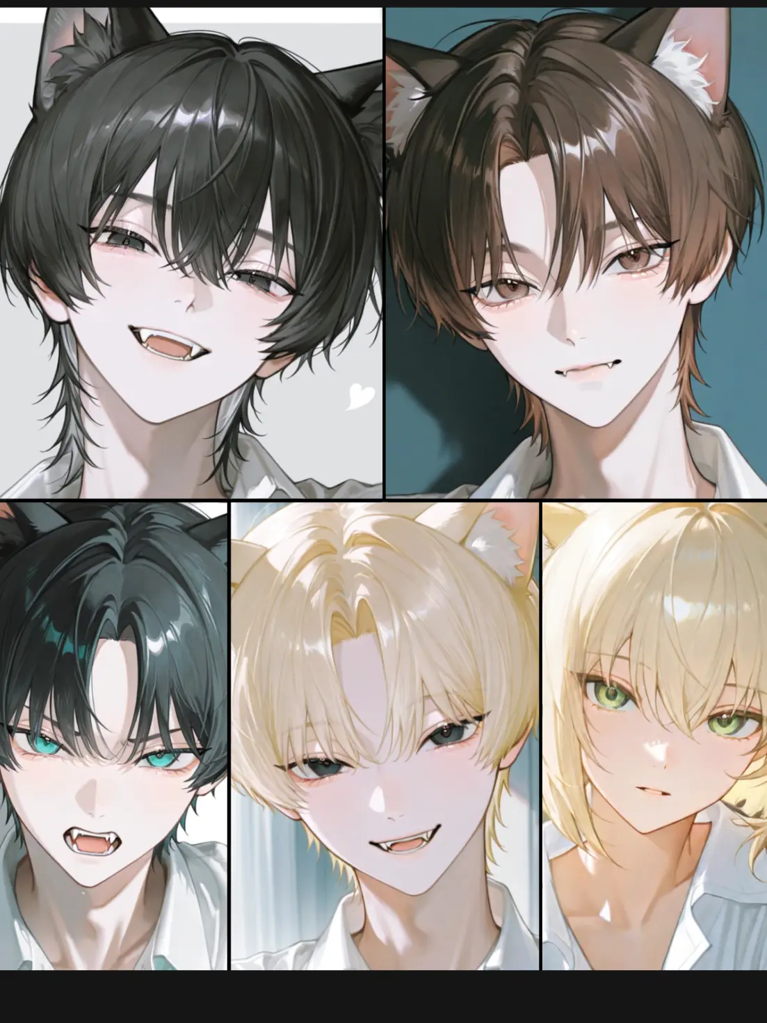 BoredPlow4027의 イツメン5人組【猫化if】