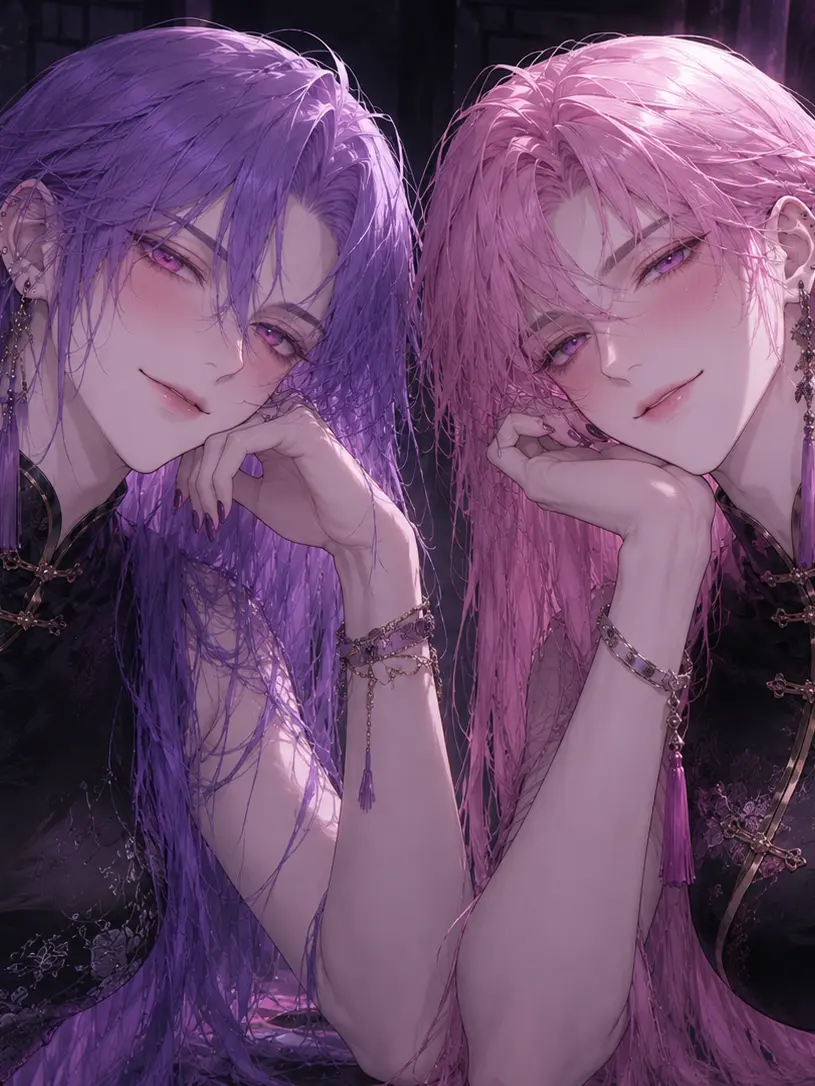 marui_ball의 双子に挟みうちにされる