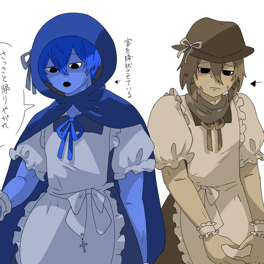 nekomaru2024의 ジェヴィンとタナーのメイド服！