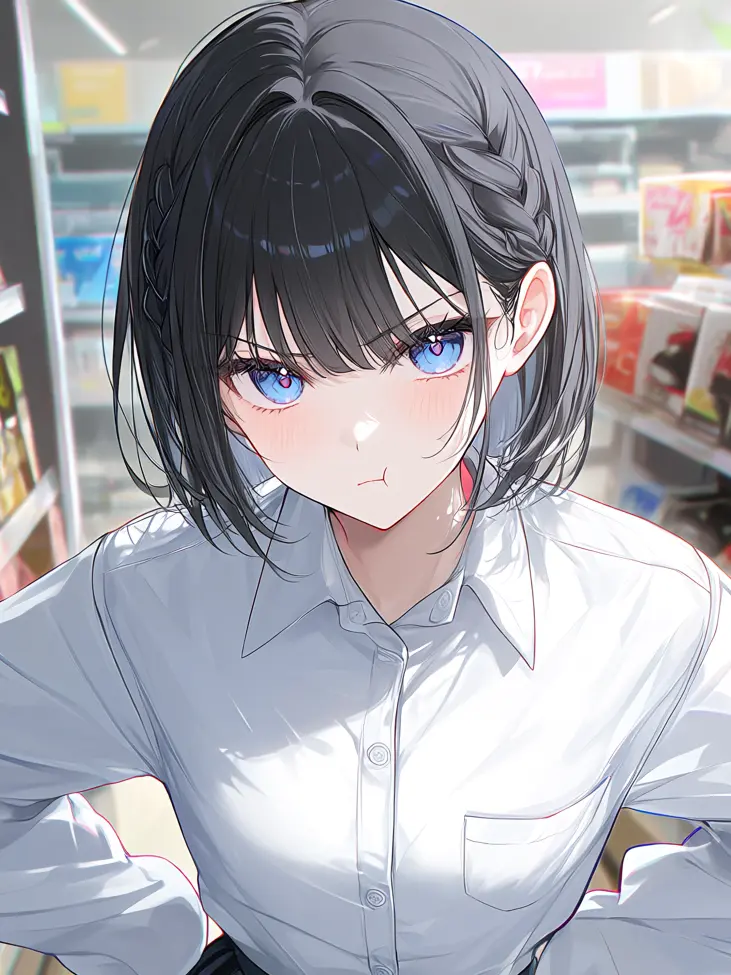 Shinrabansho의 買い物してたら幼馴染に見つかった