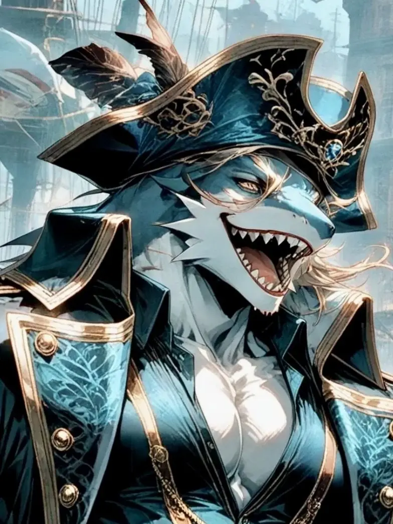 FLOUR7G의 ホホジロザメ獣人の海賊