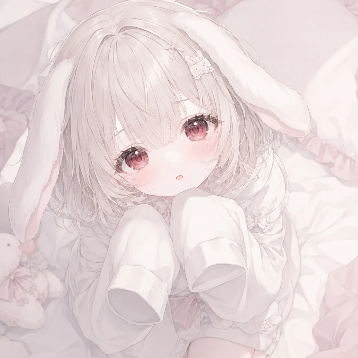 yowa_nami의 うさぎは寂しいと…（+猫）