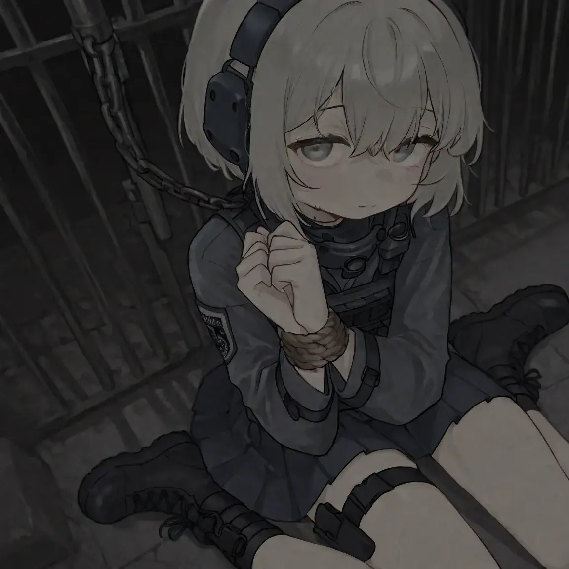 March7의 捕虜の女の子