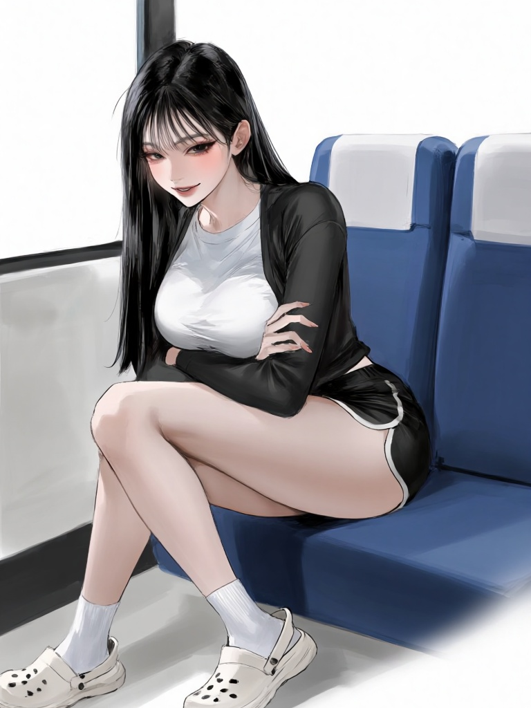 너무 매혹적인 버스 옆자리 그녀 대표 이미지