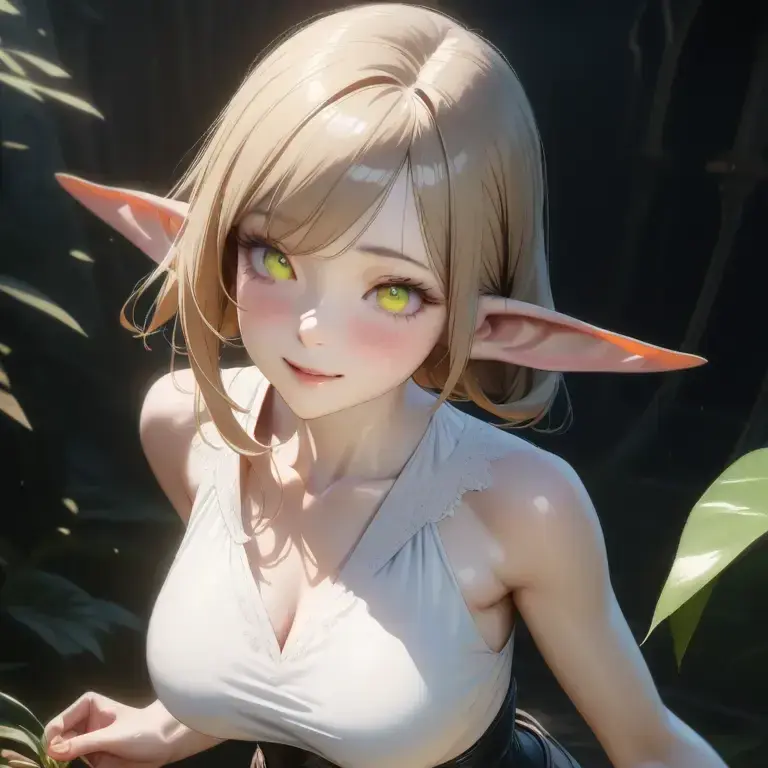BrightAinu5525의 고아가된 나를 길러준 엘프 엄마.