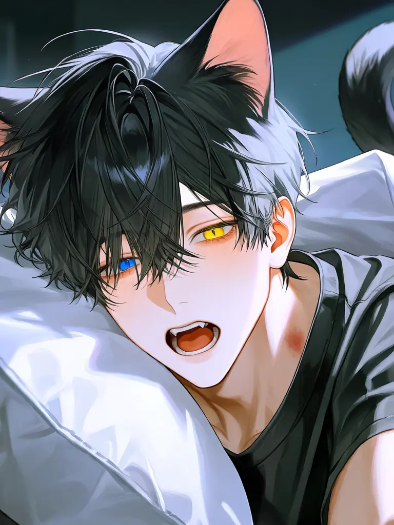 yoimike413의 Black Cat Childhood Friend Returns Tonight