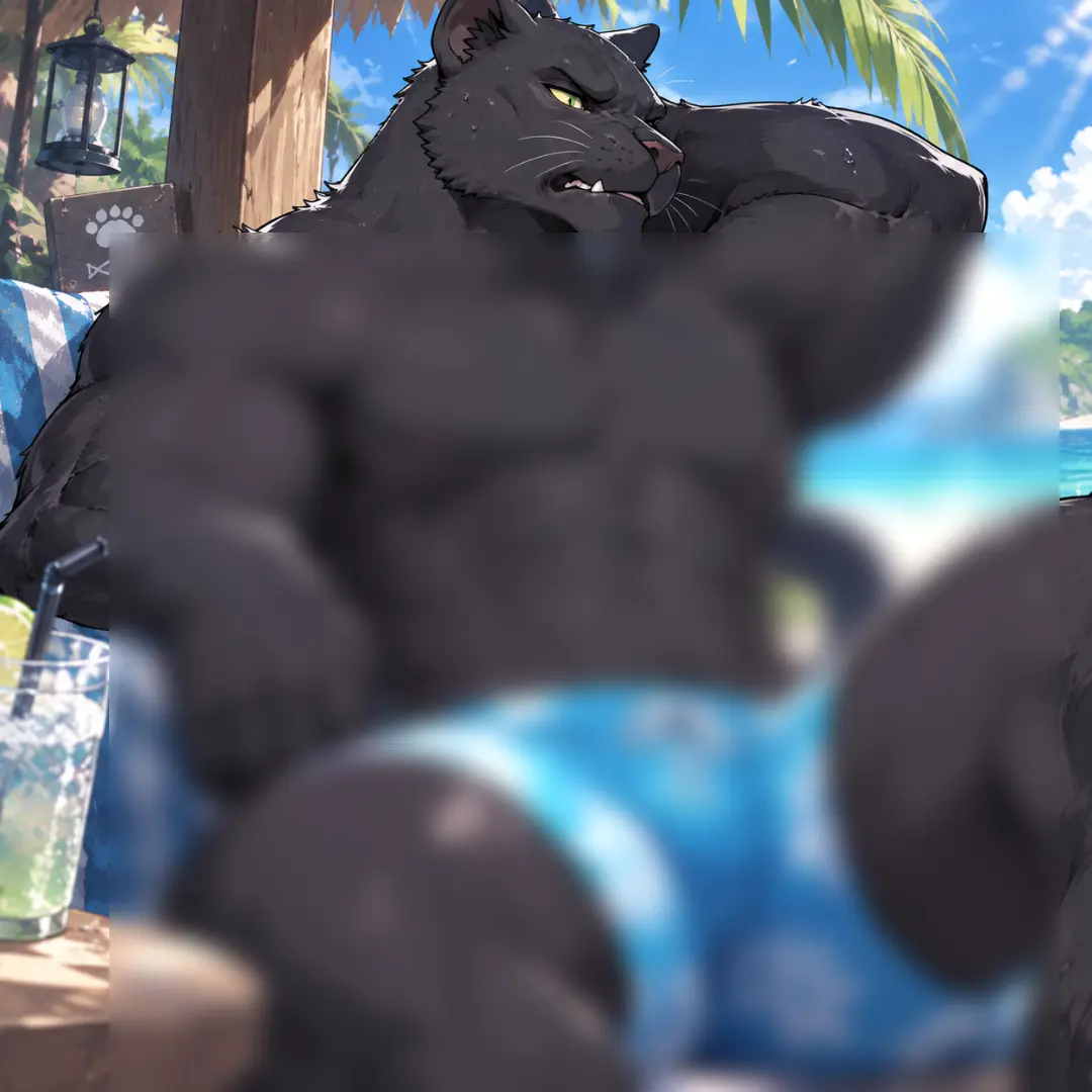 FluffyFossa4046의 海好きの黒豹