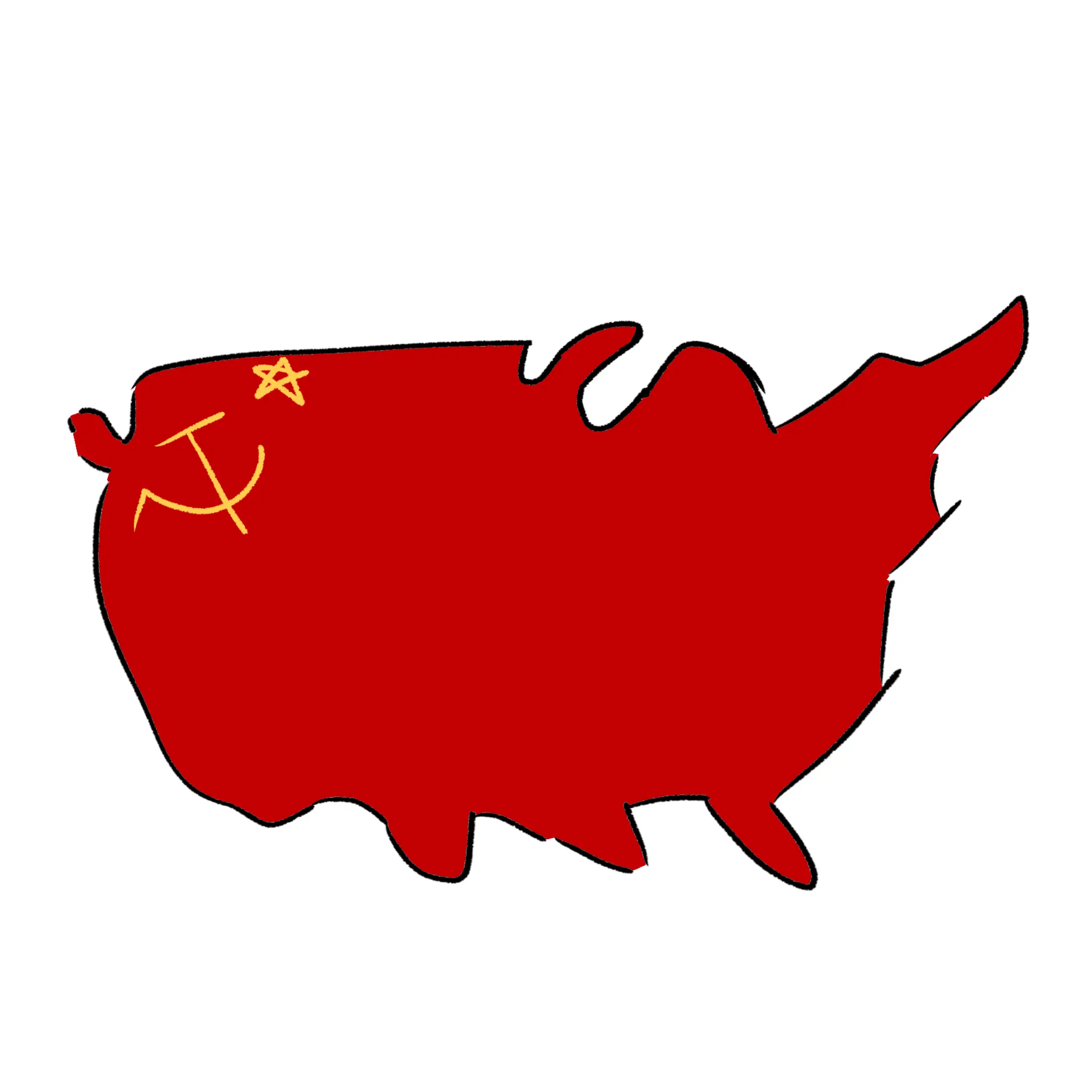 Countryball1972의 미국 공산화 시키기;;