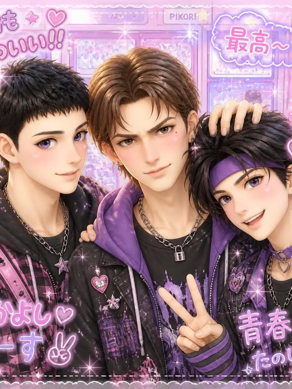 BrashAidi1225의 💜海南大附属高校の3人組！💛