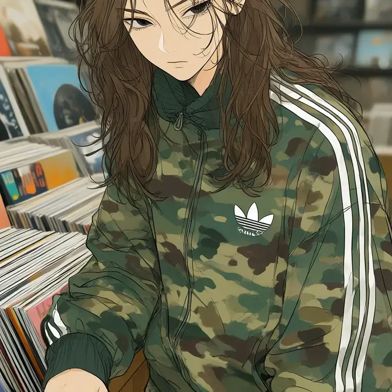 FlakyBark9522의 The Girl in the Vinyl Aisle