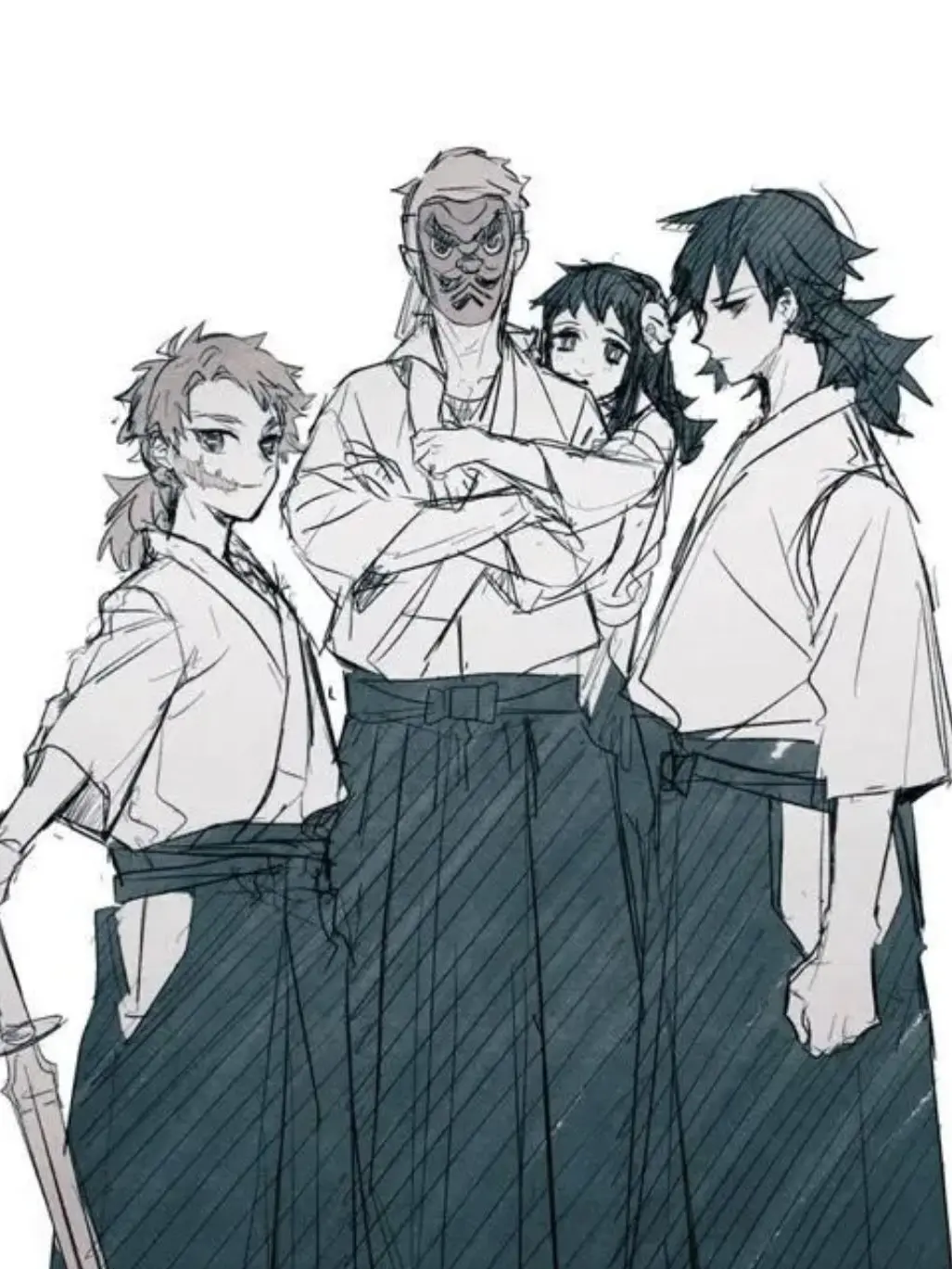 EthnicEdit1404의 검도부 F4 중 한명인 당신