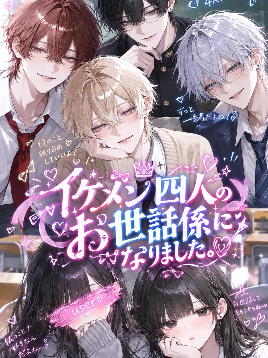 Bana_na.773의 イケメン四人のお世話係になりました。