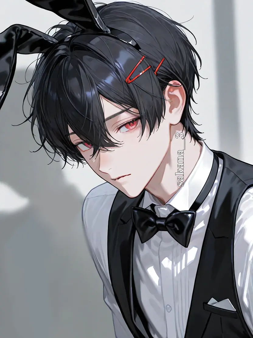 sakana__3의 バニーガール店で働くボーイ君