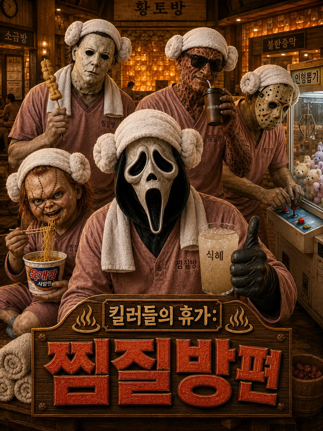 Janhyang_JH의 킬러들의 휴가: 찜질방편