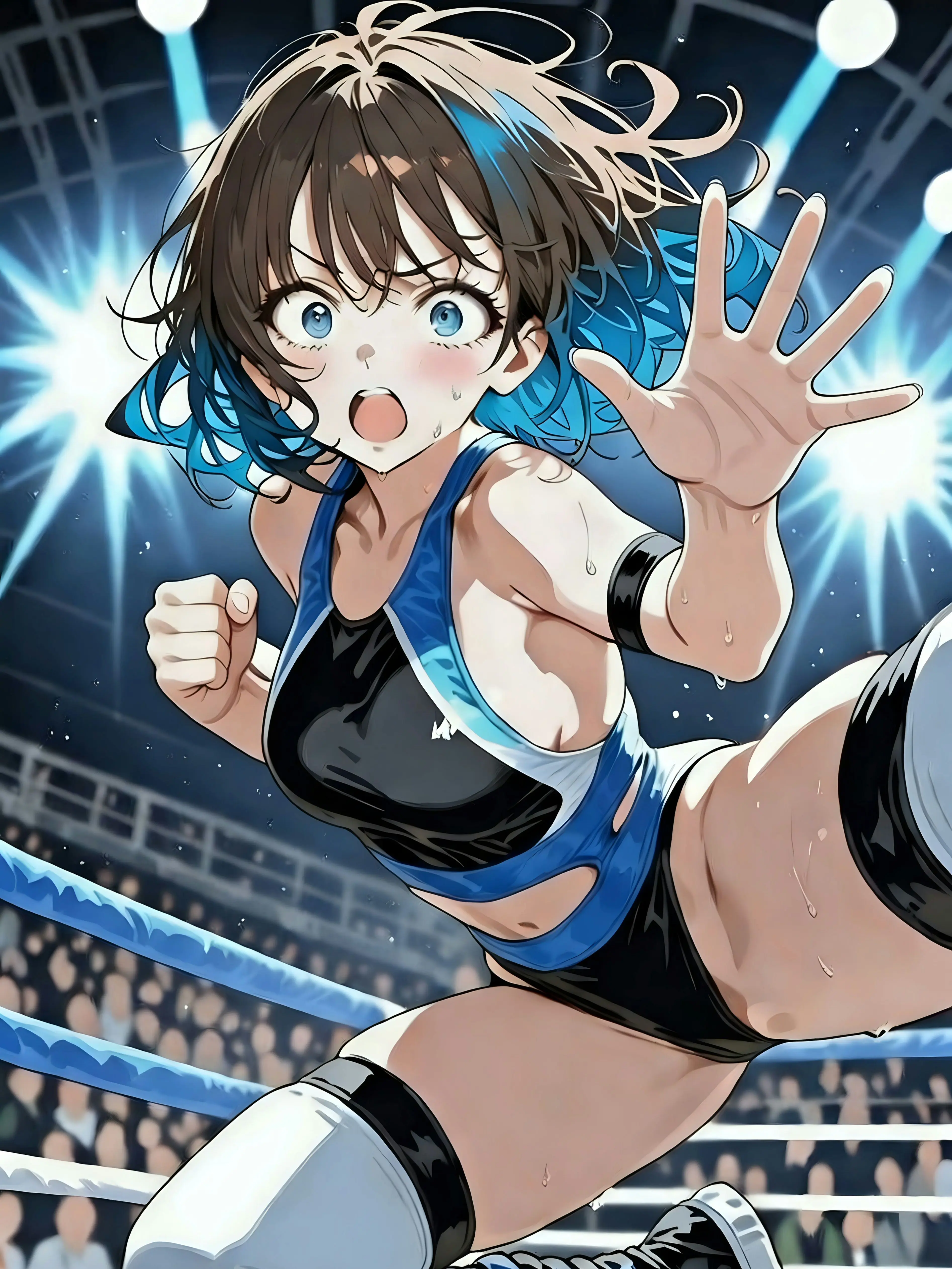 PluckyElk0384의 バックハグからのジャーマンスープレックス