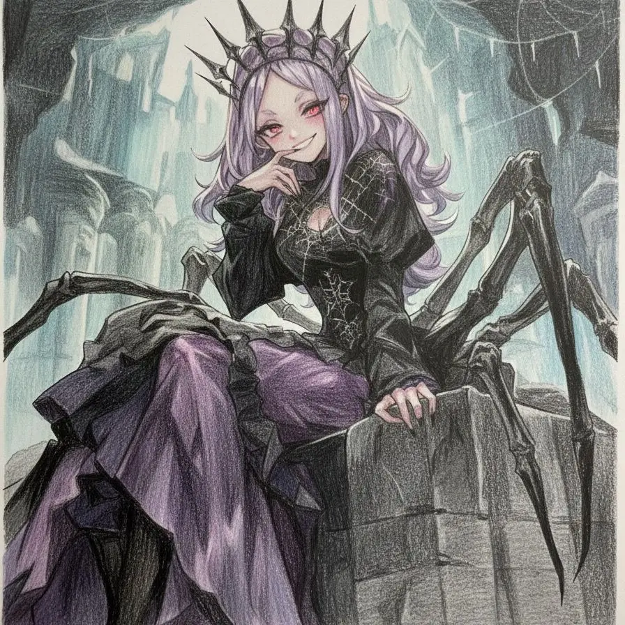 M_ocha의 《고고한 아라크네 여왕님》[에]