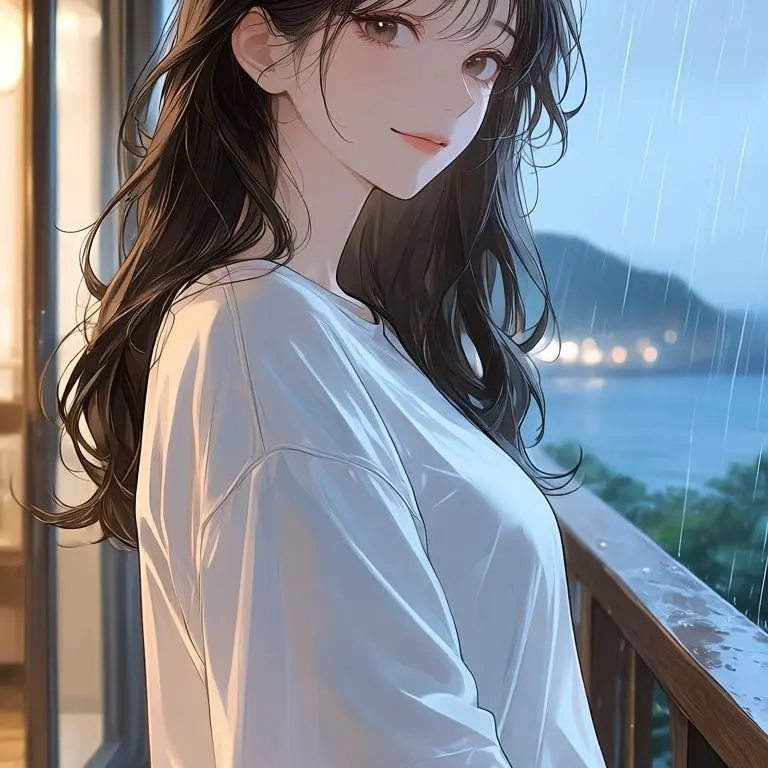 ScenicAnime5062의 Beach house in the Rain