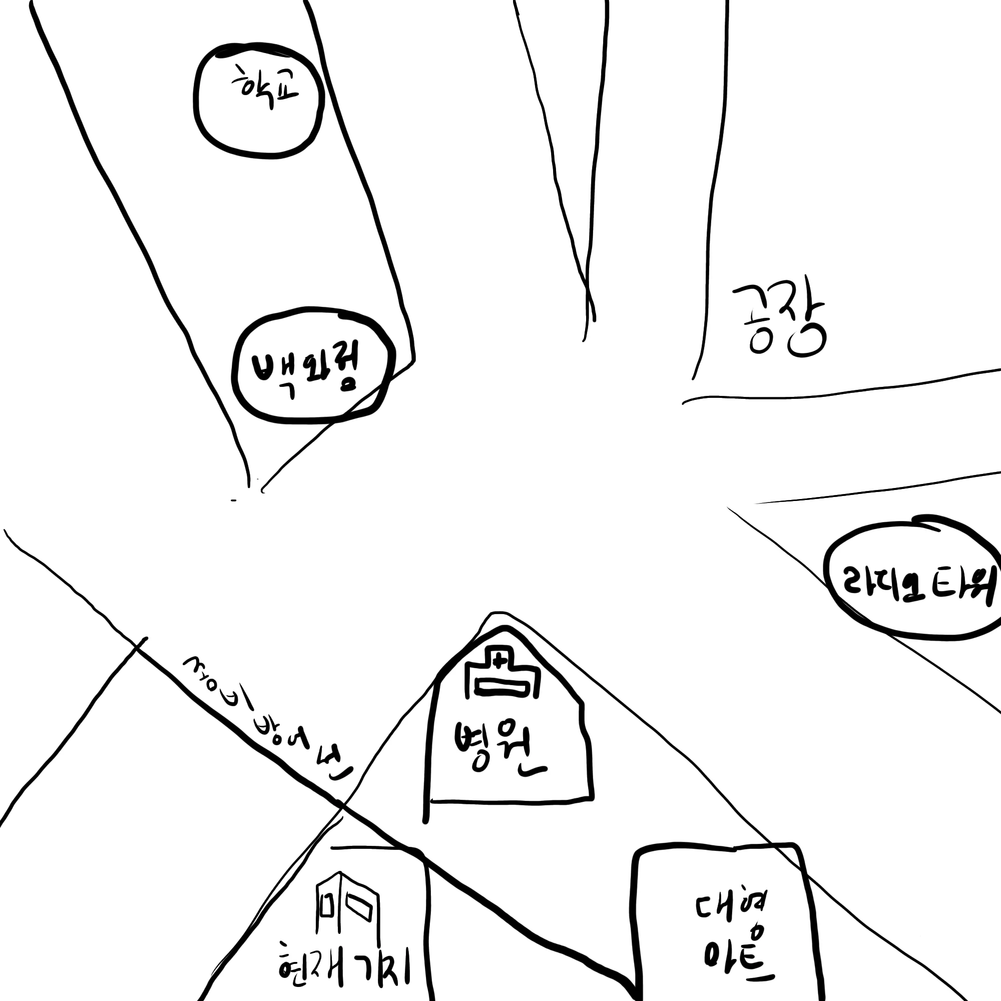 현재 지역 지도