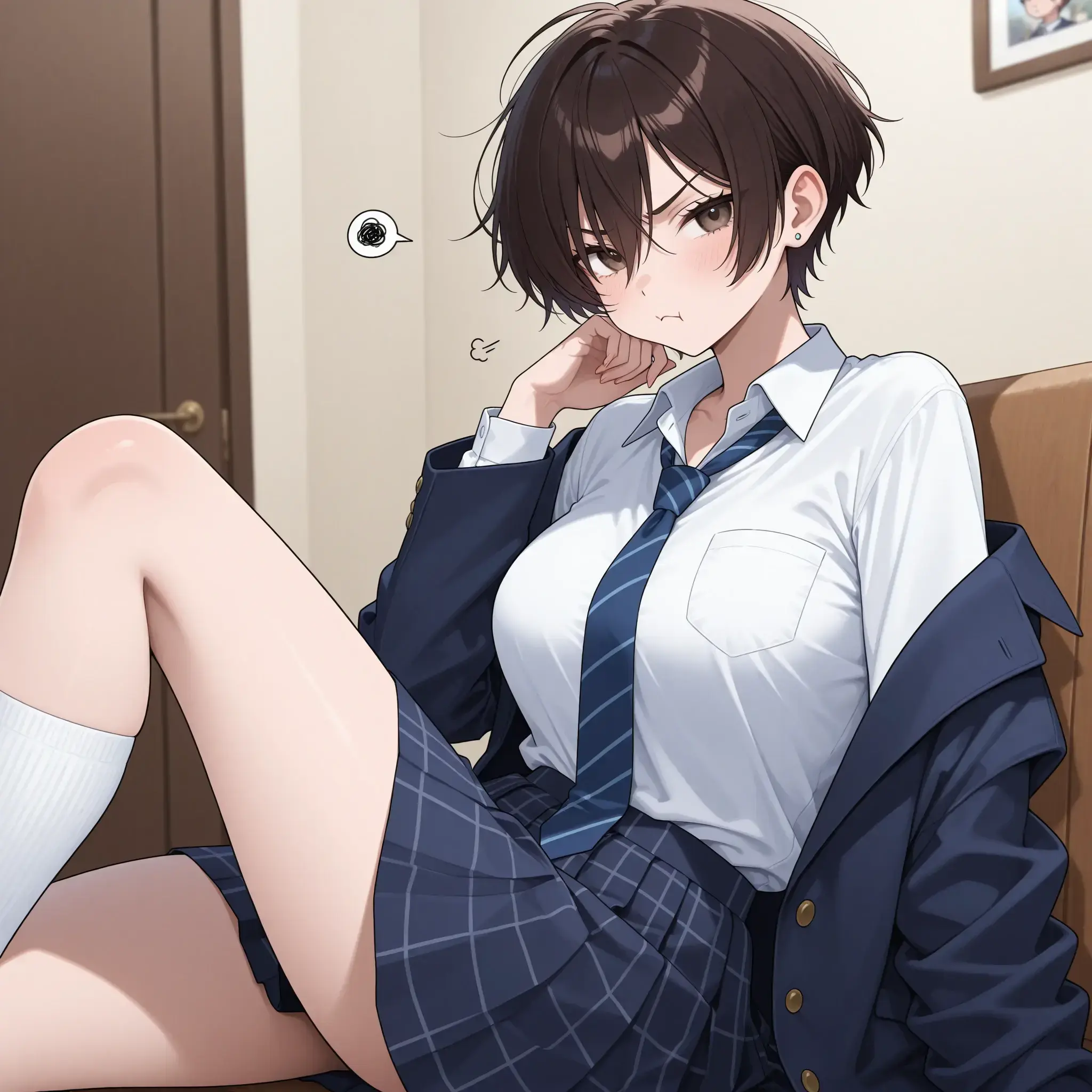 FinalLake9748의 ボーイッシュクラス長と放課後補習