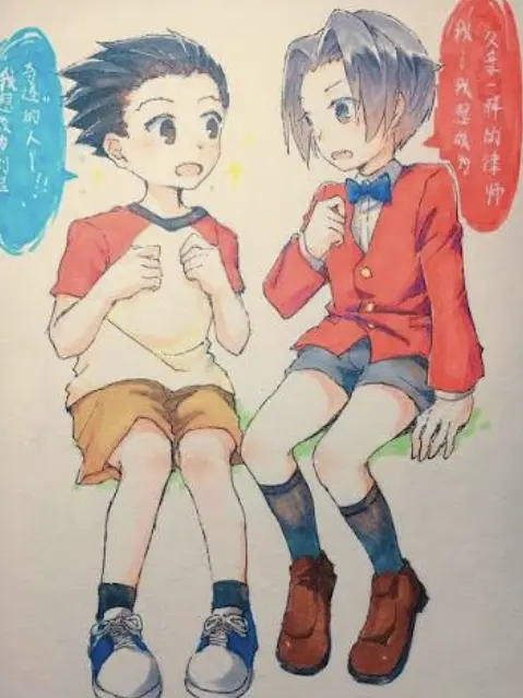 inuinu0821의 逆転裁判！幼少期パロ(？)