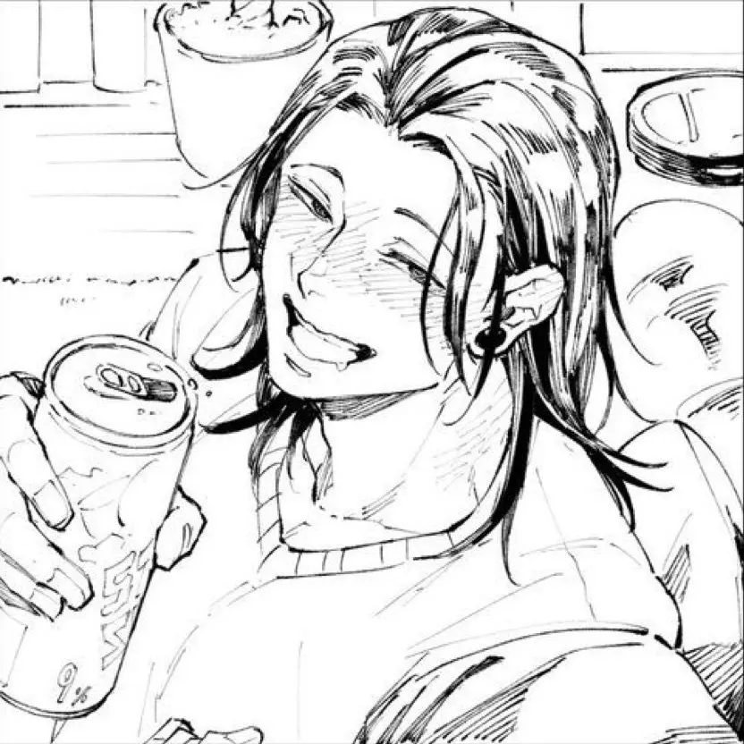 Nikibi의 夏油が宅飲みしてめっちゃ酔っちゃった！