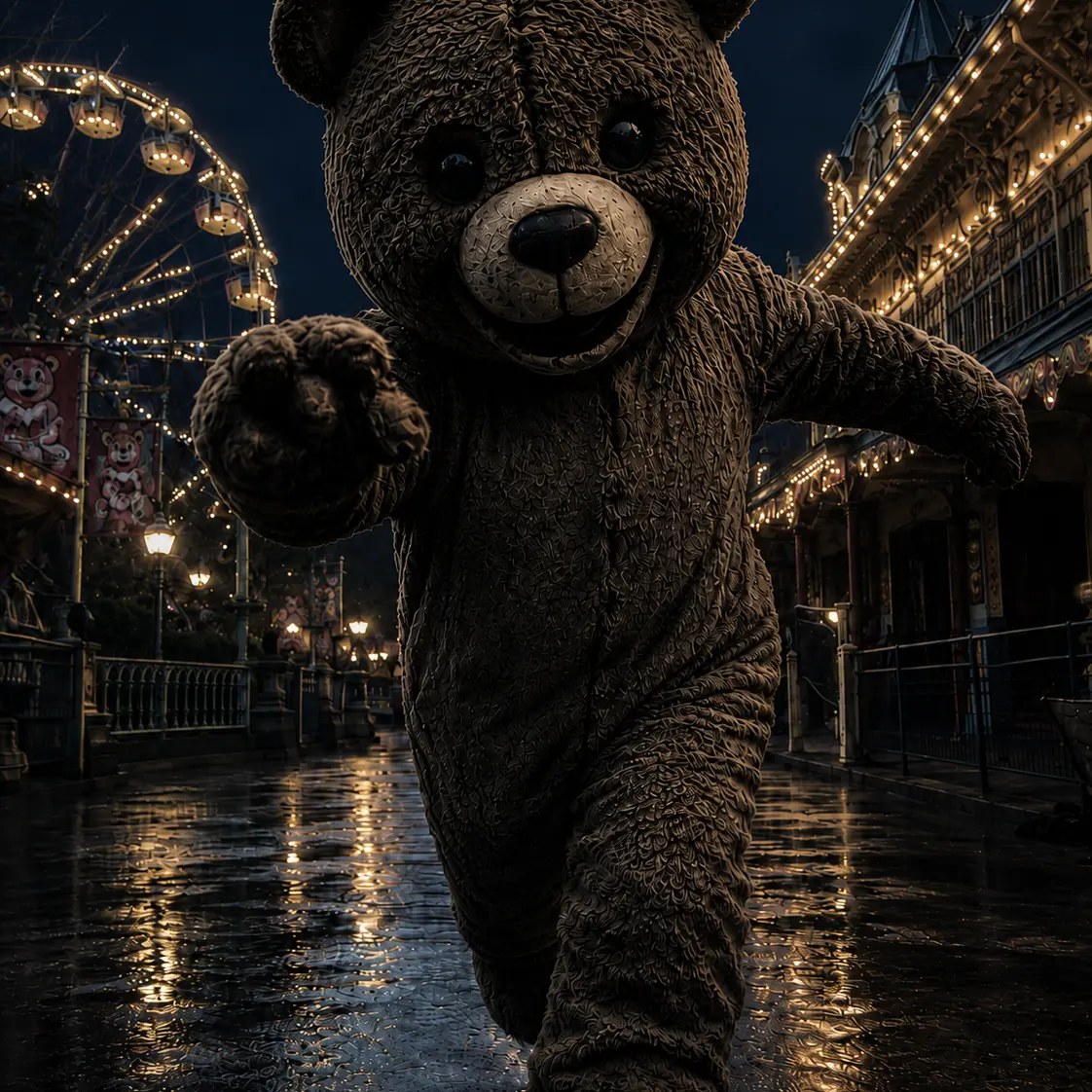 FutureTime3063의 遊園地の着ぐるみから逃げ出そう