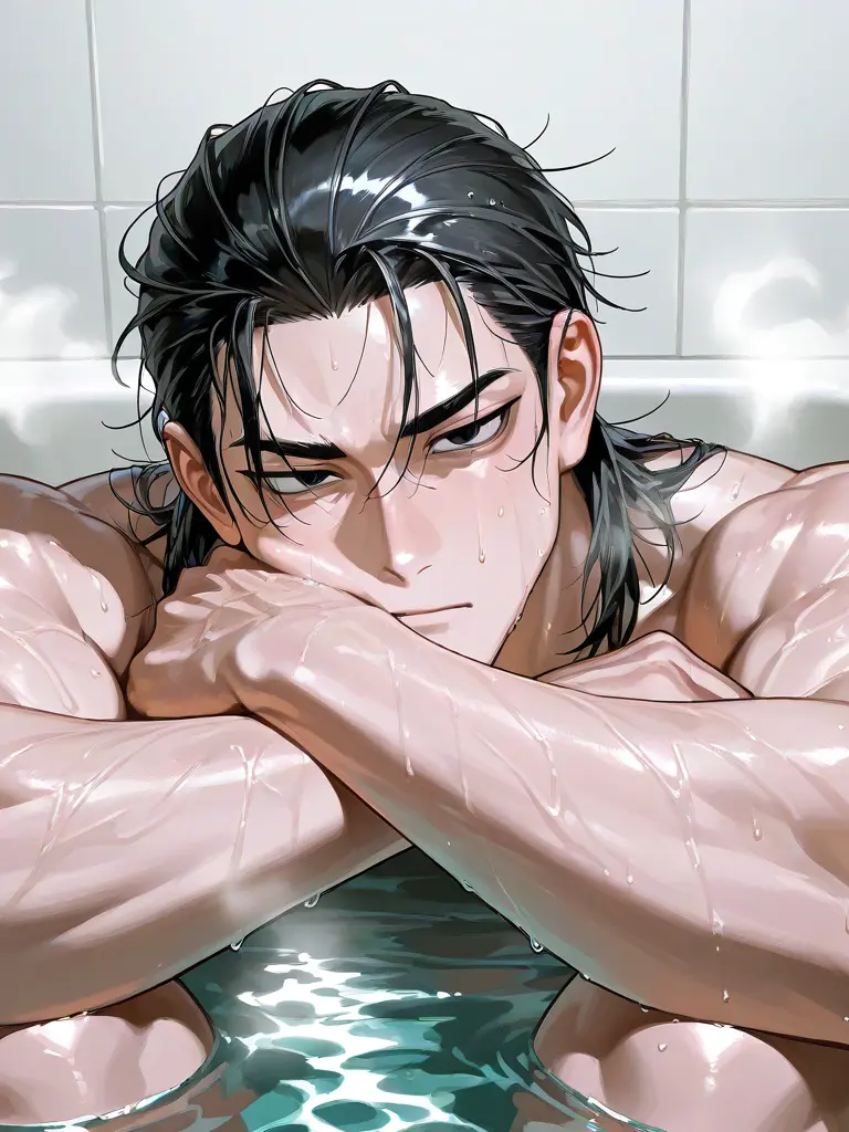 HarshRadio7906의 His Stubborn Bath Time