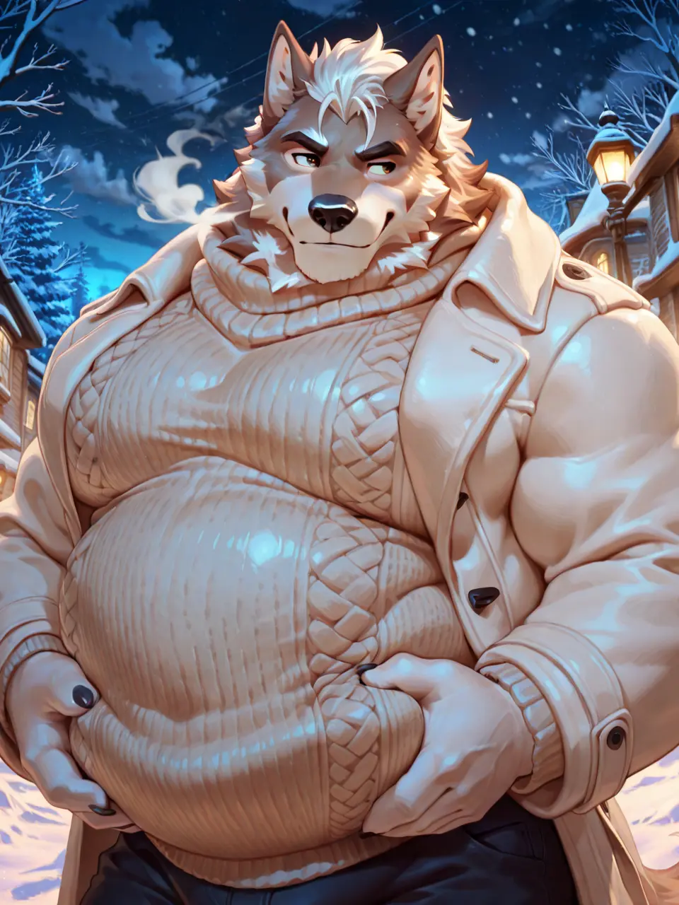 ASAHI_Aichat의 一等賞の景品は太った狼獣人