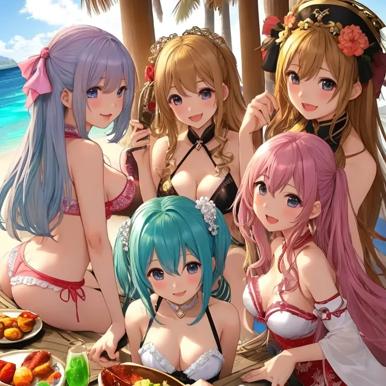 BrightAura2487의 ハーレムリゾート島