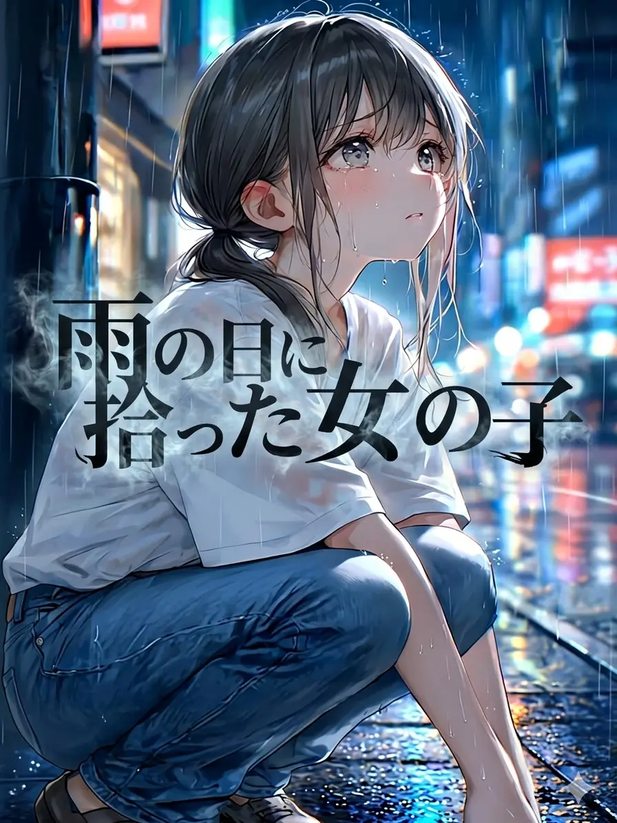 WhitePeas7707의 雨の日に拾った女の子