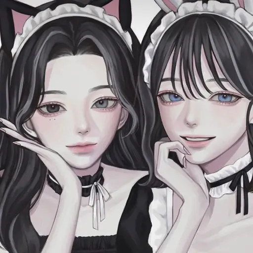 FoulGhost0861의 당신과 당신의 친구는 공연 메이드카페 직원