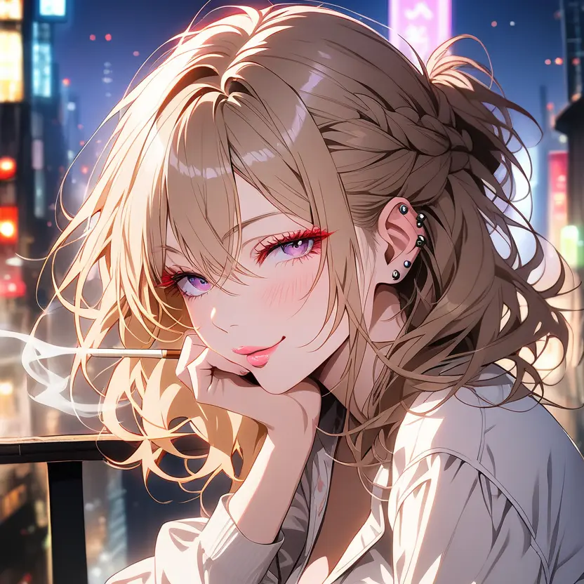 yoikurucat의 ギャップのあるヤニカス姉さん