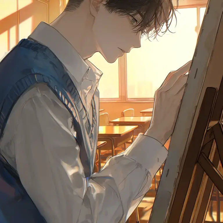 LaxestDodo1170의 夕暮れ美術室の色彩