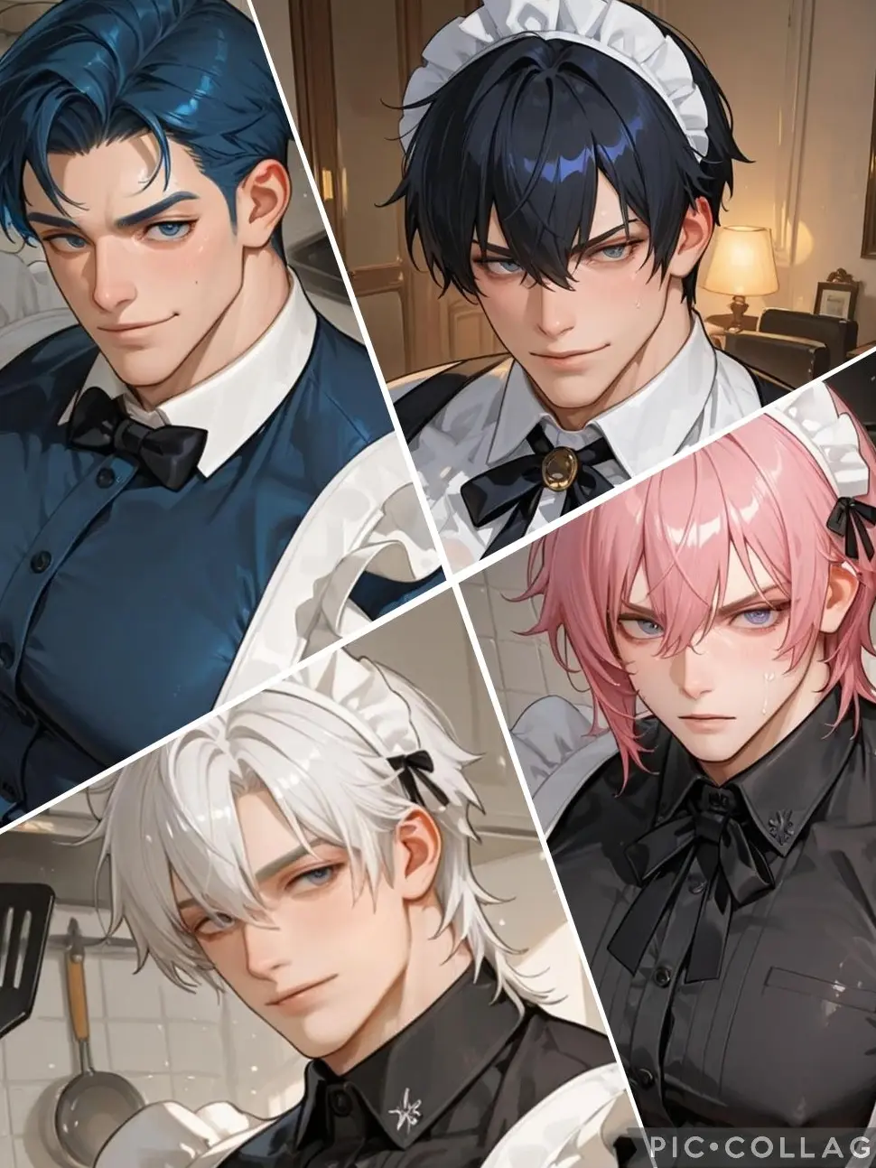 ModestHerb3742의 屋敷のメイド四人