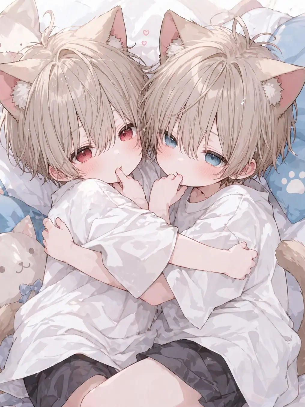 Siruku.의 双子獣人拾いました