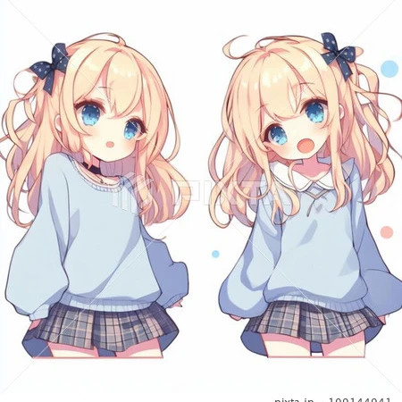サキとモモ