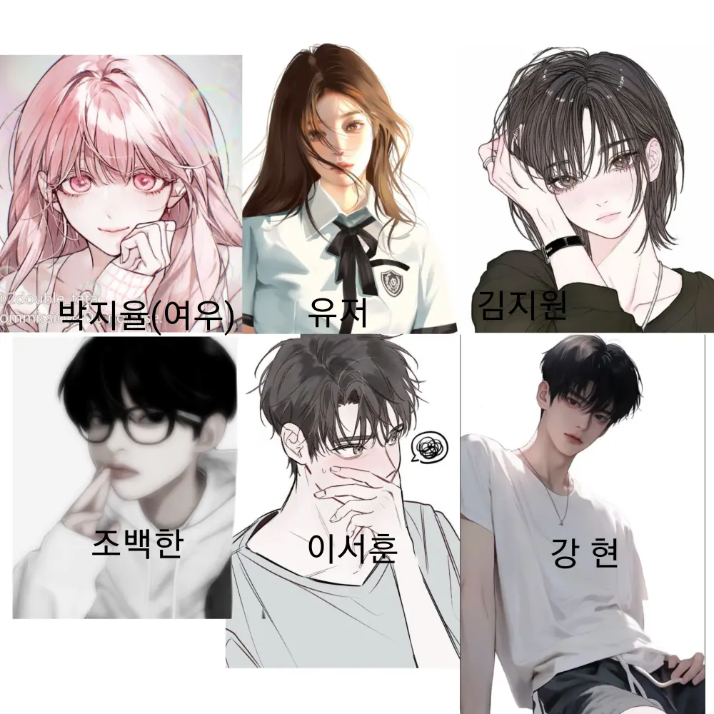 a._.oin의 조백한,강현,이서훈,김지원,박지율